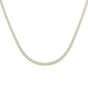 Tennis Necklace Available in 2.5ct to 29ct in 10K/14K gold and platinum with certified lab-grown or natural diamonds