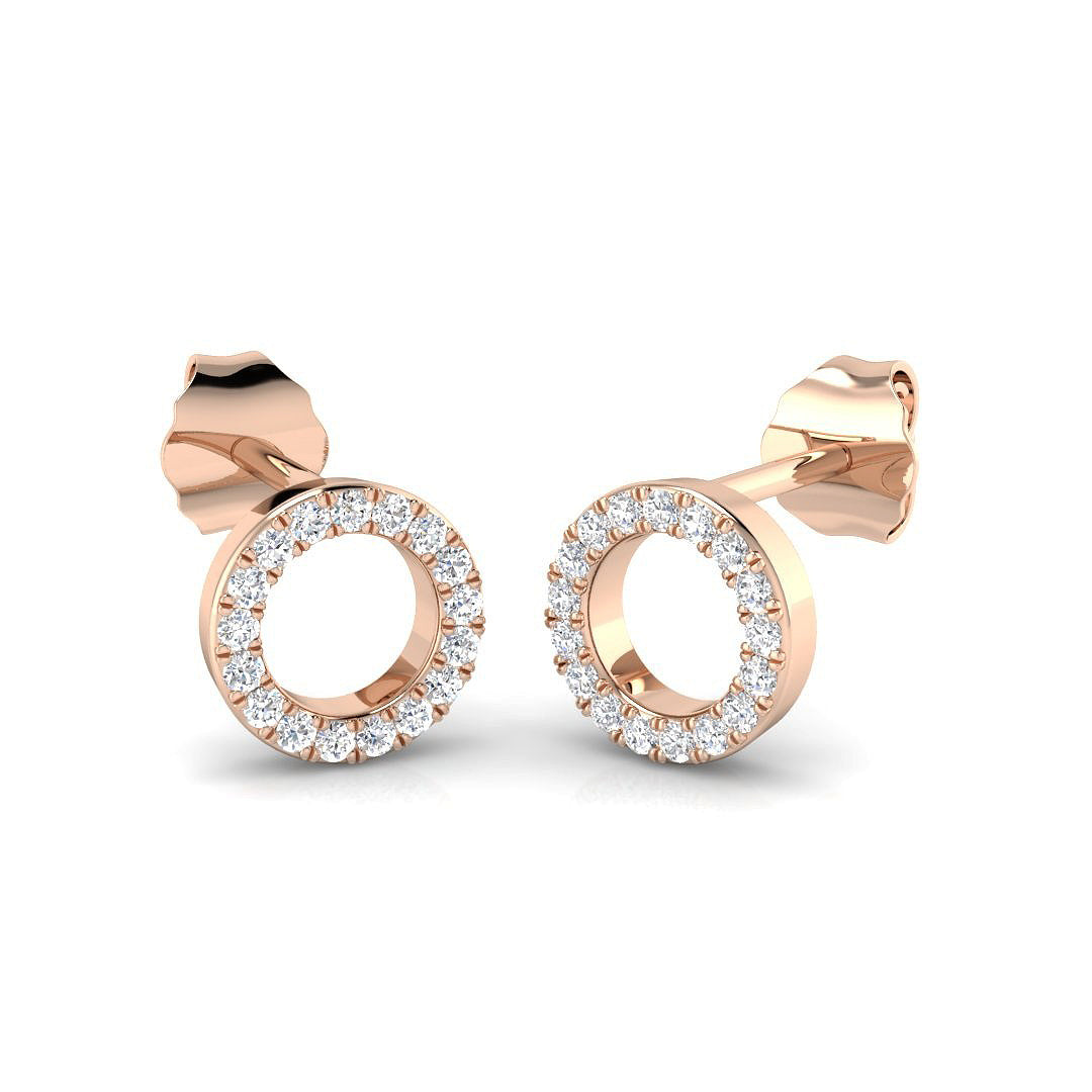 Arley Gold Diamond Drop Earrings - Luxe 0.1ct to 0.15ct Jewelry in 10K/14K gold and platinum with certified lab-grown or natural diamonds