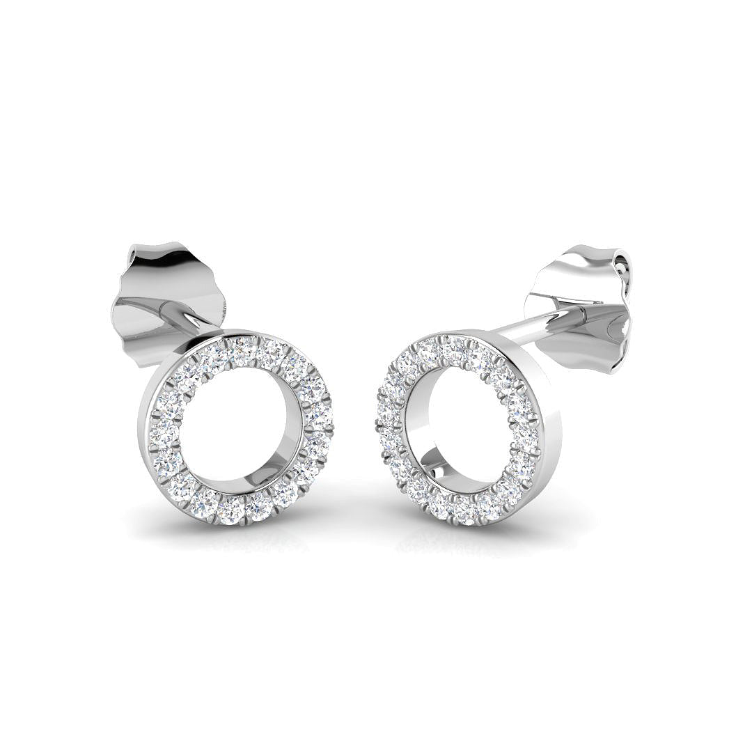 Arley Gold Diamond Drop Earrings - Luxe 0.1ct to 0.15ct Jewelry in 10K/14K gold and platinum with certified lab-grown or natural diamonds