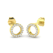 Arley Gold Diamond Drop Earrings - Luxe 0.1ct to 0.15ct Jewelry in 10K/14K gold and platinum with certified lab-grown or natural diamonds