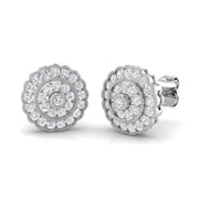 Elegant Vintage Gold Diamond Earrings - 0.5ct Luxury Jewelry in 10K/14K gold and platinum with certified lab-grown or natural diamonds