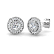 Stunning 1.75 Ct Vintage Art Deco Diamond Stud Earrings in in 10K/14K gold and platinum with certified lab-grown or natural diamonds