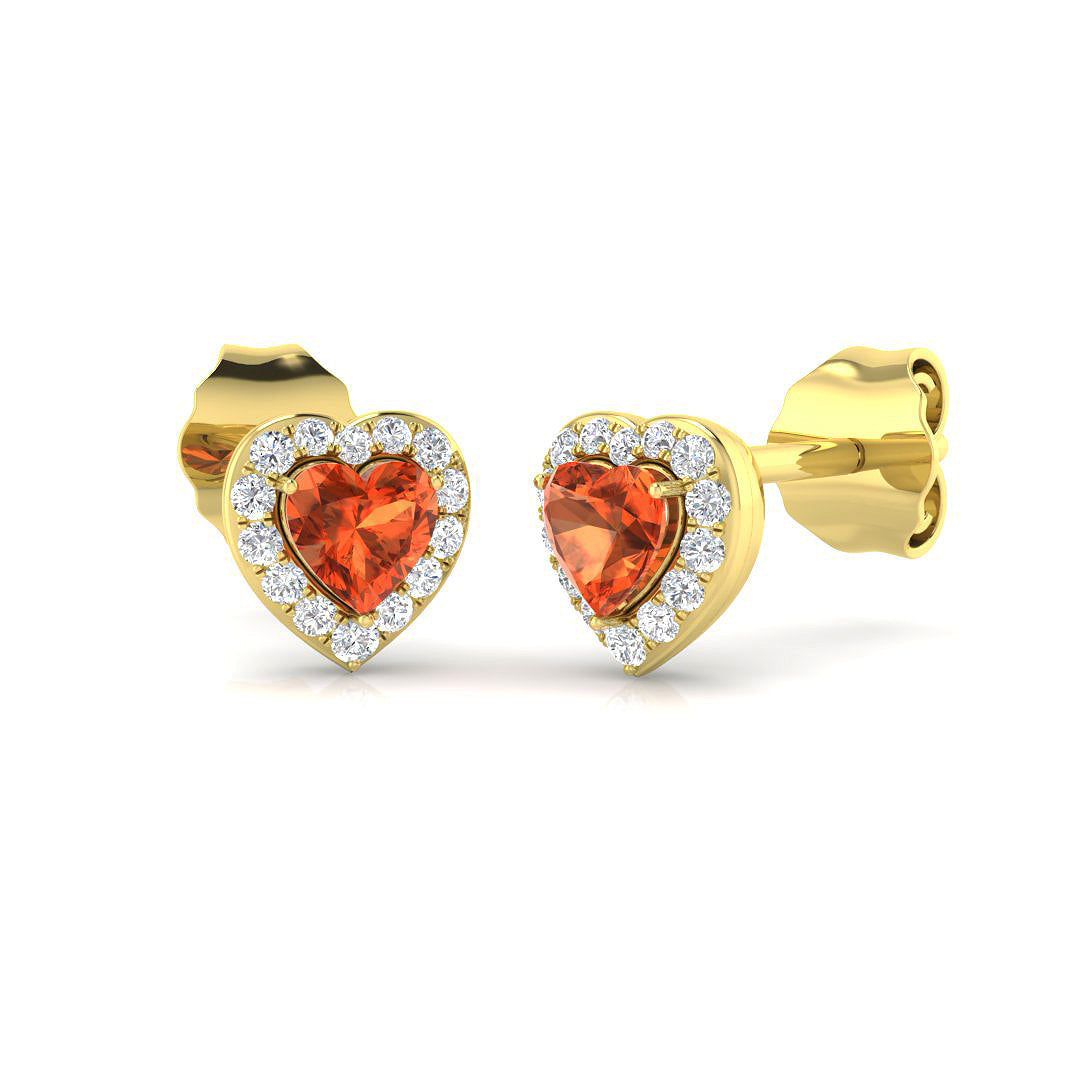 Trony Multi Sapphire Gold Earrings - Elegant Diamond Luxury Jewelry in 10K/14K gold and platinum with certified lab-grown or natural diamonds