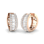 Blair Luxury Gold Diamond Earrings - Baguette & Brilliant 1.5ct-2.5ct in 10K/14K gold and platinum with certified lab-grown or natural diamonds