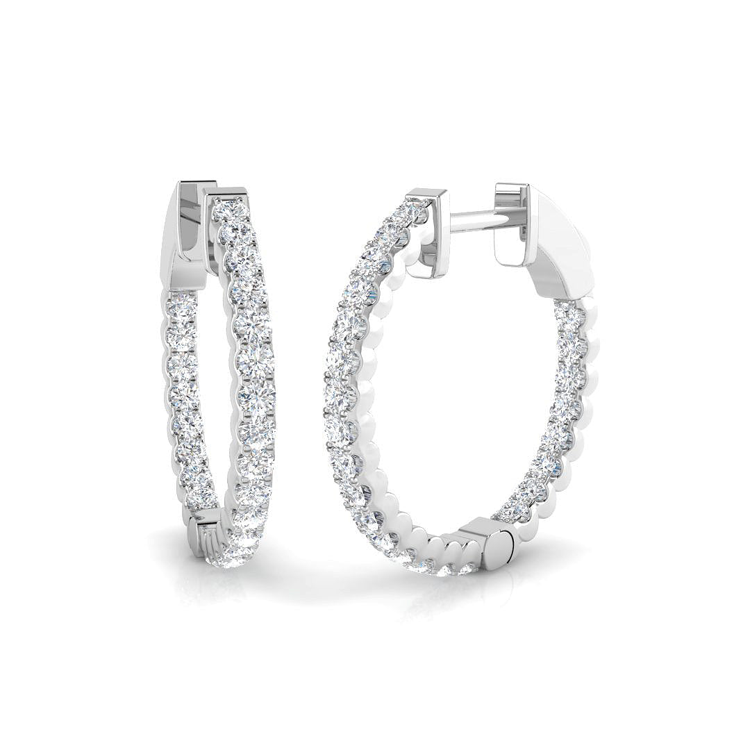 Elegant 1 in 10K/14K gold and platinum with certified lab-grown or natural diamonds