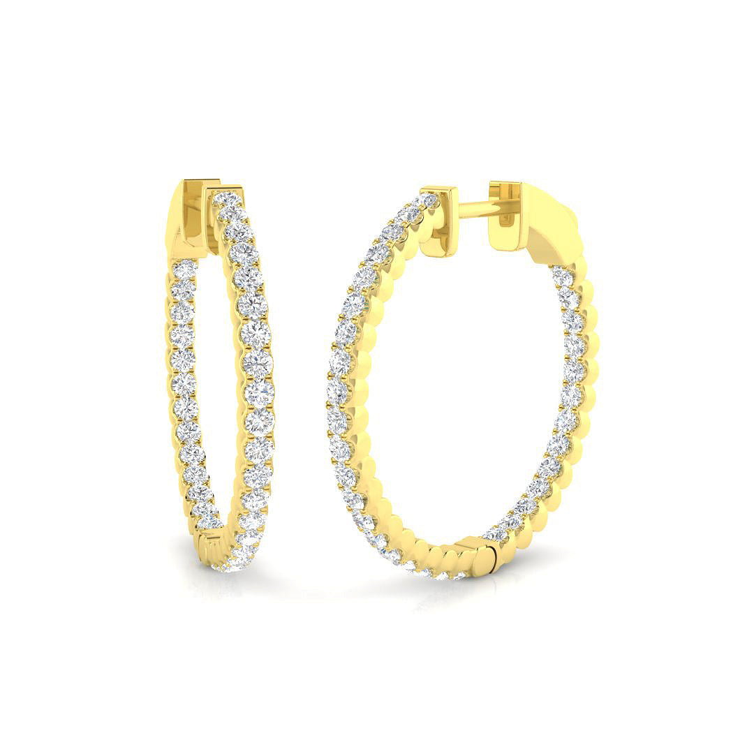 1 in 10K/14K gold and platinum with certified lab-grown or natural diamonds