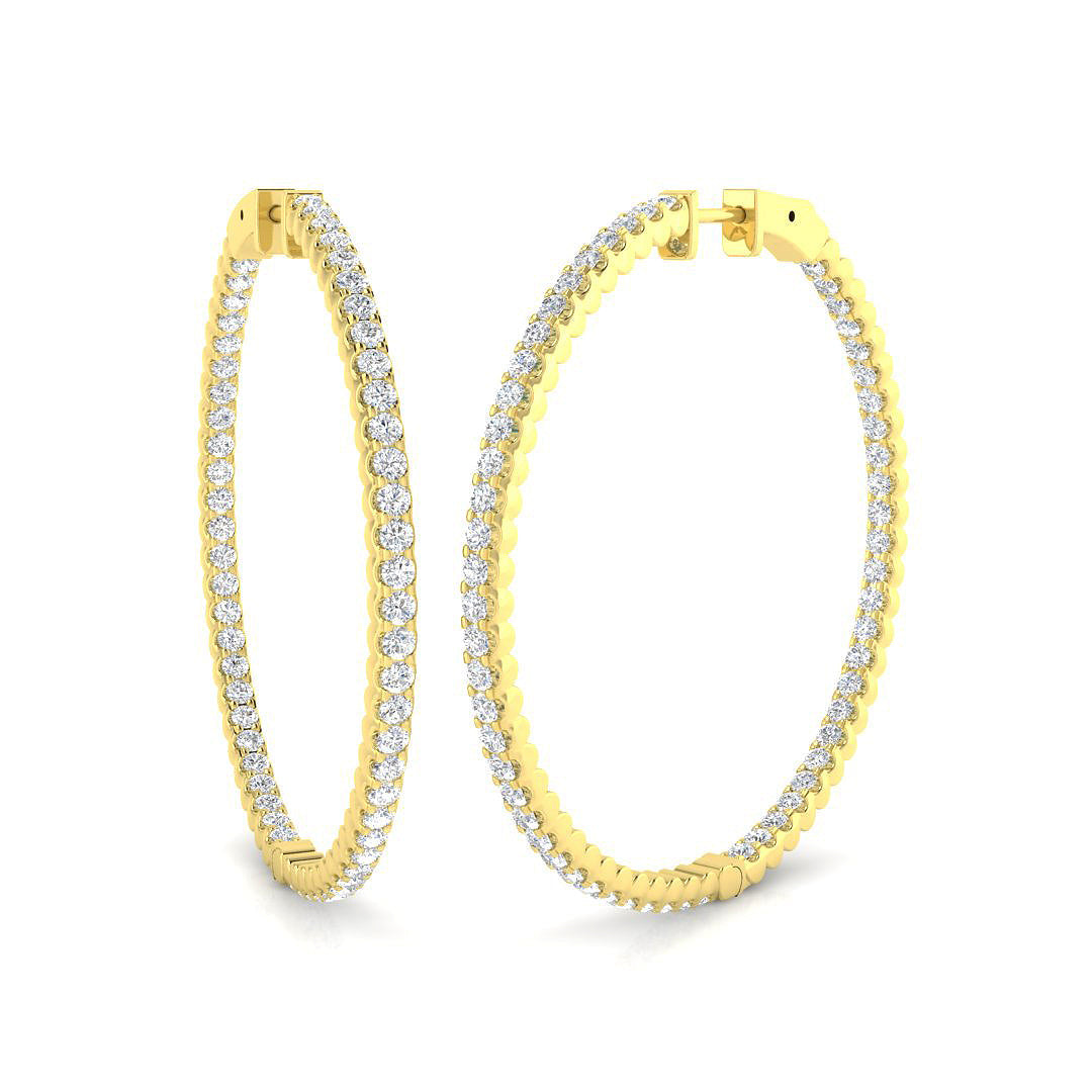 Elegant 3.0 in 10K/14K gold and platinum with certified lab-grown or natural diamonds
