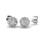 Stunning 0.25Ct Diamond Ball Stud Earrings in in 10K/14K gold and platinum with certified lab-grown or natural diamonds