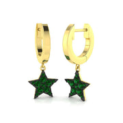 Tulmy Luxury Gold Drop & Trilogy Diamond Earrings - 0.2ct to 0.25ct in 10K/14K gold and platinum with certified lab-grown or natural diamonds