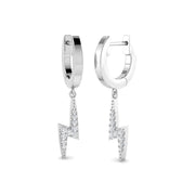 Elegant Tulny Gold Drop & Trilogy Diamond Earrings - 0.1ct Luxury in 10K/14K gold and platinum with certified lab-grown or natural diamonds