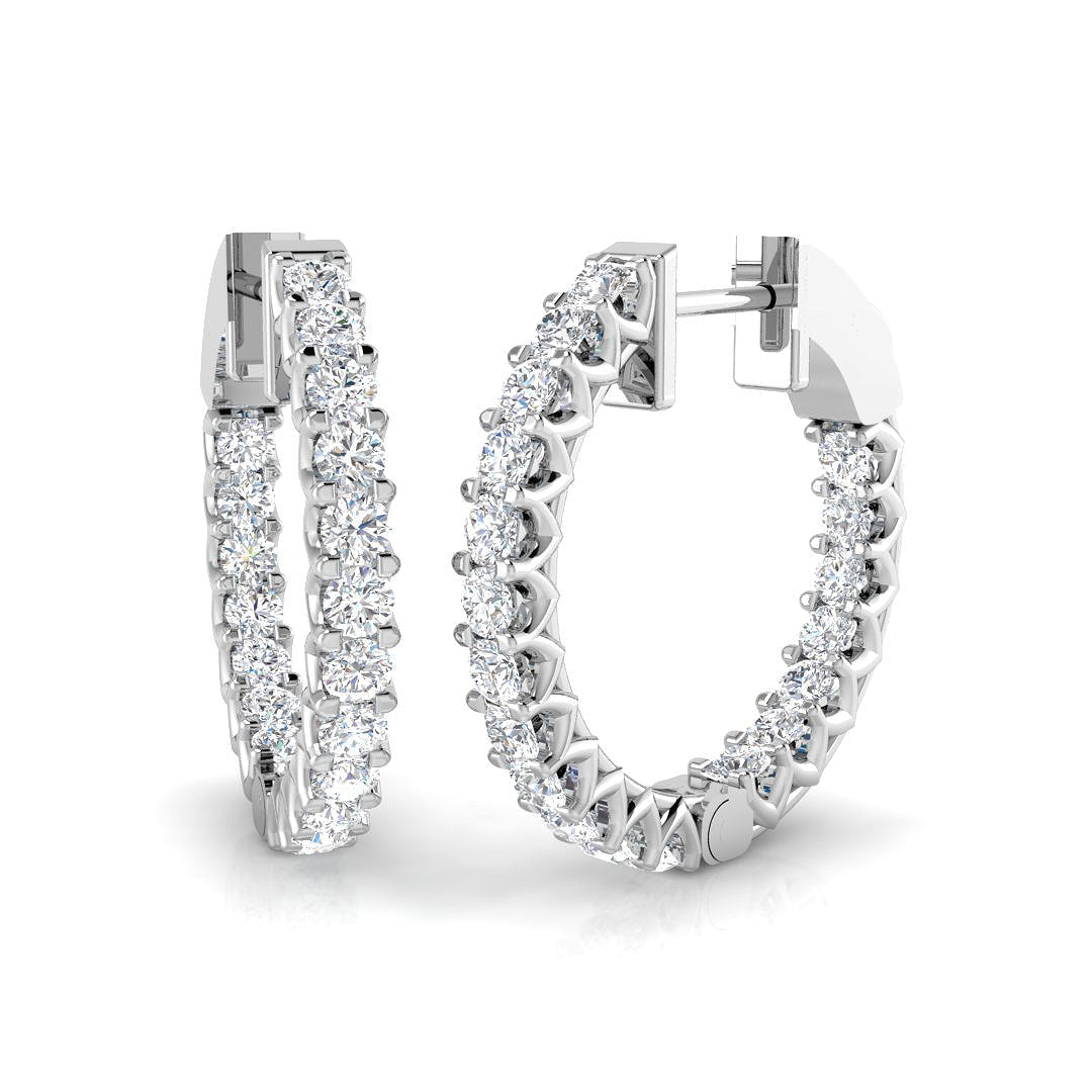 1.00 in 10K/14K gold and platinum with certified lab-grown or natural diamonds