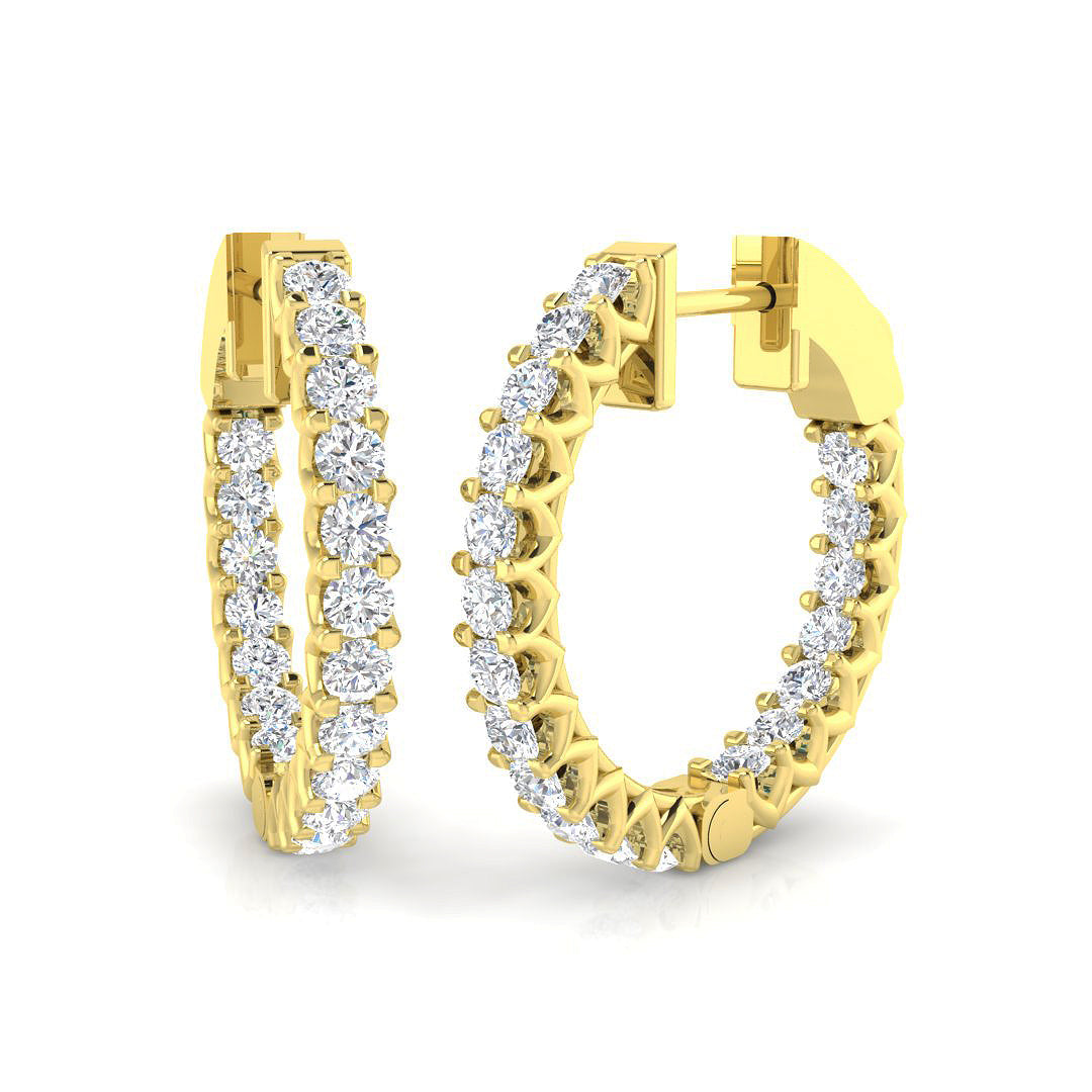1.00 in 10K/14K gold and platinum with certified lab-grown or natural diamonds