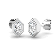 Solitaire Diamond Earrings - Epsby Gold 0.5ct Luxury Jewelry in 10K/14K gold and platinum with certified lab-grown or natural diamonds