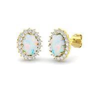 Eriry Diana Gold Diamond Earrings - 1.25ct to 2.5ct Luxury Elegance in 10K/14K gold and platinum with certified lab-grown or natural diamonds