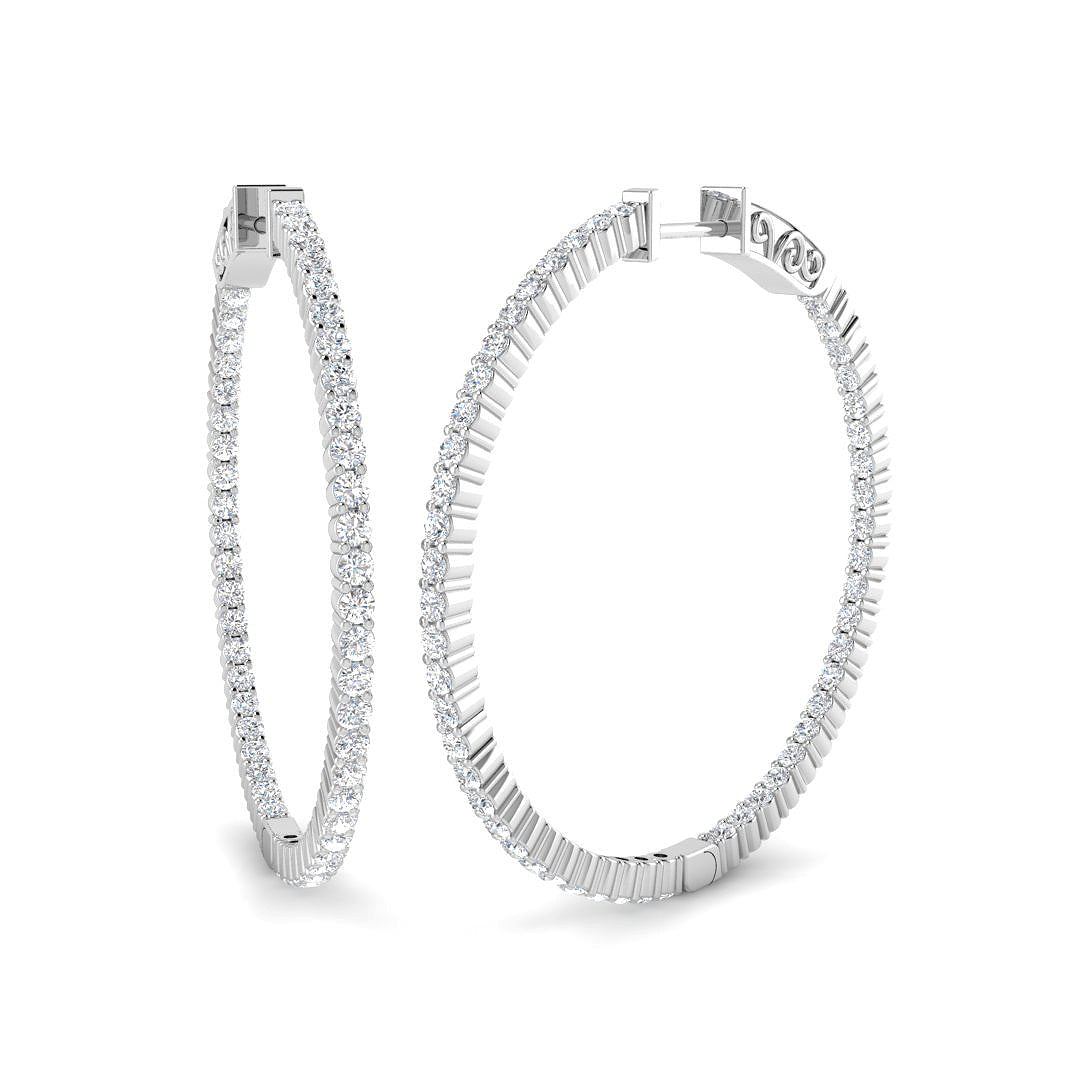 Elegant 1.5 in 10K/14K gold and platinum with certified lab-grown or natural diamonds