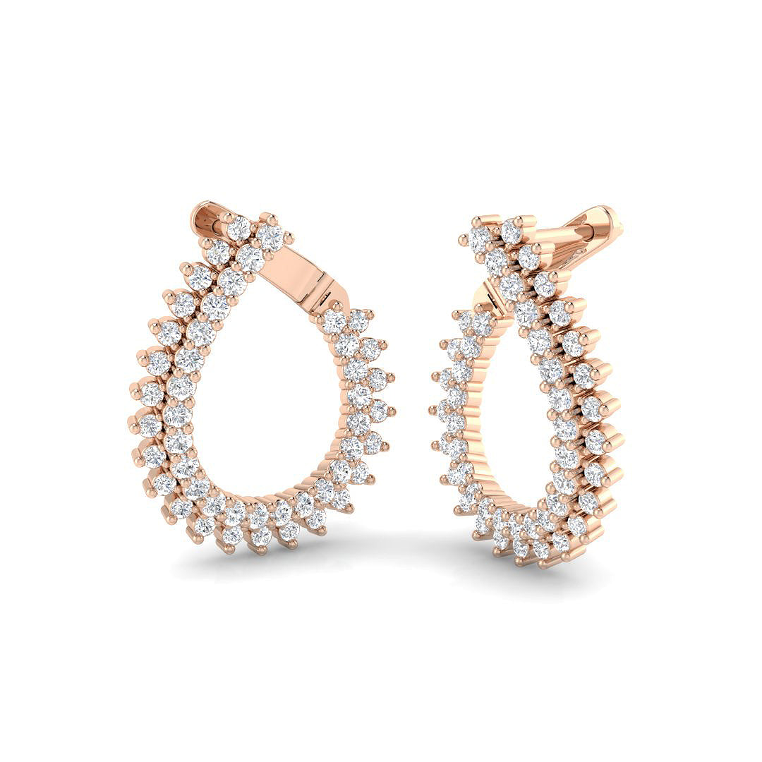 1 in 10K/14K gold and platinum with certified lab-grown or natural diamonds
