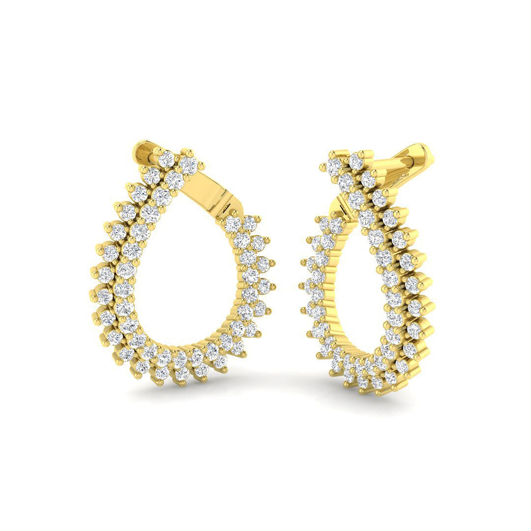 1 in 10K/14K gold and platinum with certified lab-grown or natural diamonds