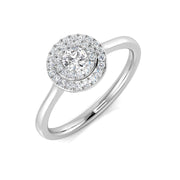Diamond Fulham Engagement Ring in 10K/14K gold and platinum with certified lab-grown or natural diamonds