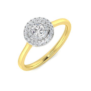 Diamond Fulham Engagement Ring in 10K/14K gold and platinum with certified lab-grown or natural diamonds