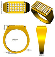 Elegant Men’s Lab Grown Diamond Ring UK in 10K/14K gold and platinum with certified lab-grown or natural diamonds