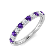 Diamond Emerald Ring in 10K/14K gold and platinum with certified lab-grown or natural diamonds