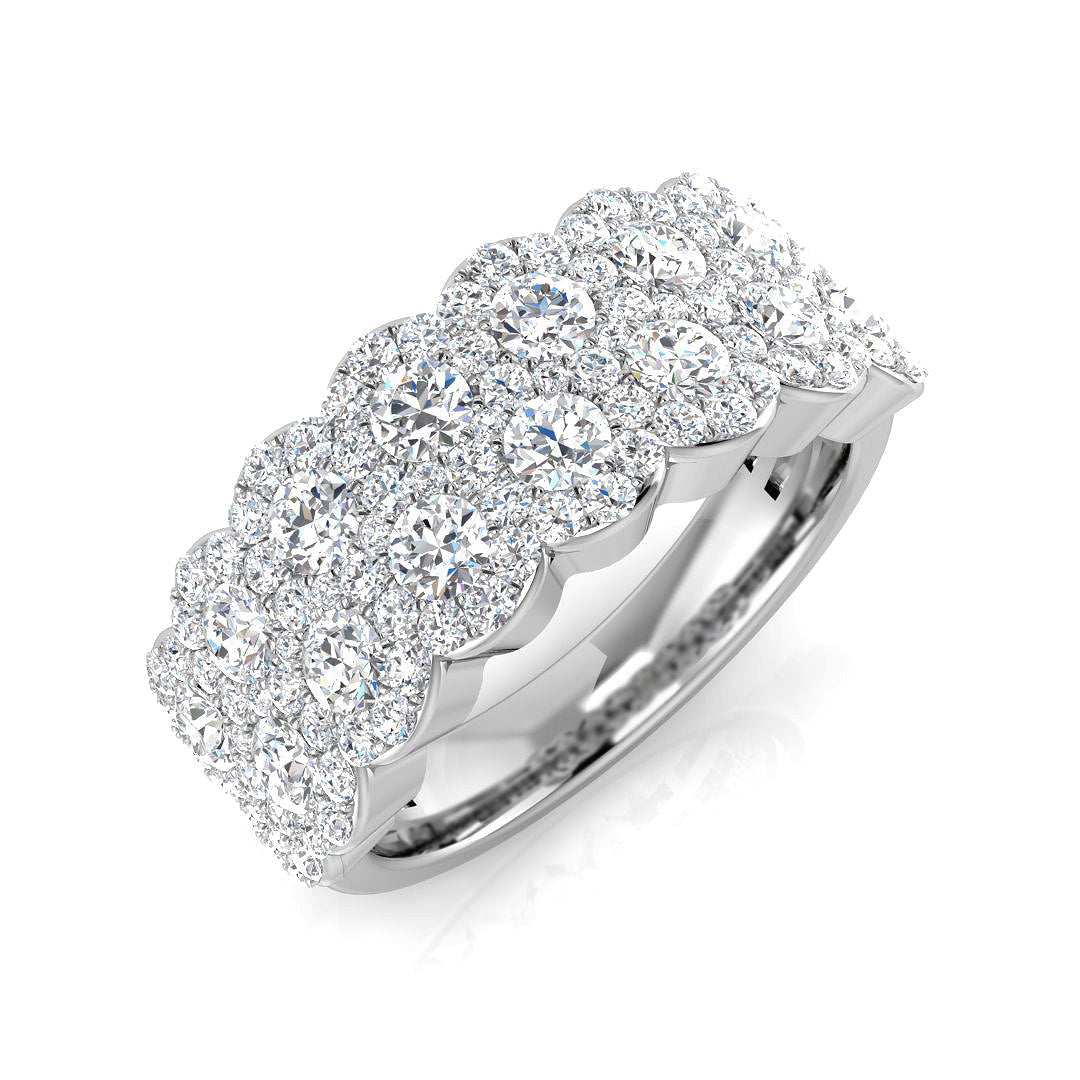 Lab-Grown & Natural Diamond Fancy Ring in 10K/14K gold and platinum with certified lab-grown or natural diamonds