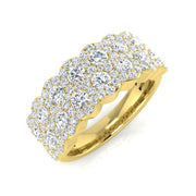 Lab-Grown & Natural Diamond Fancy Ring in 10K/14K gold and platinum with certified lab-grown or natural diamonds