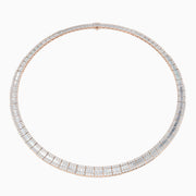 Diamond Tennis Necklace in 10K/14K gold and platinum with certified lab-grown or natural diamonds