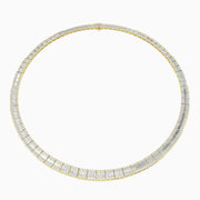 Diamond Tennis Necklace in 10K/14K gold and platinum with certified lab-grown or natural diamonds