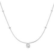 Diamond Drop Necklace 0.3ct to 0.5ct Gold in 10K/14K gold and platinum with certified lab-grown or natural diamonds