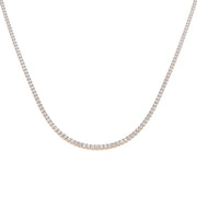 Tennis Necklace Available in 2.5ct to 29ct in 10K/14K gold and platinum with certified lab-grown or natural diamonds