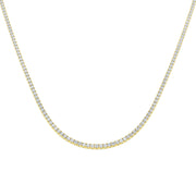 Tennis Necklace Available in 2.5ct to 29ct in 10K/14K gold and platinum with certified lab-grown or natural diamonds