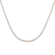 Tennis Necklace Available in 2.5ct to 29ct in 10K/14K gold and platinum with certified lab-grown or natural diamonds