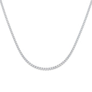 Tennis Necklace Available in 2.5ct to 29ct in 10K/14K gold and platinum with certified lab-grown or natural diamonds