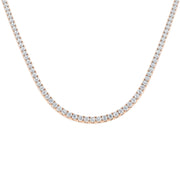Tennis Necklace Available in 2.5ct to 29ct in 10K/14K gold and platinum with certified lab-grown or natural diamonds