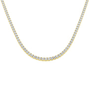 Tennis Necklace Available in 2.5ct to 29ct in 10K/14K gold and platinum with certified lab-grown or natural diamonds