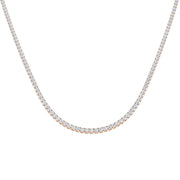 Tennis Necklace Available in 2.5ct to 29ct in 10K/14K gold and platinum with certified lab-grown or natural diamonds