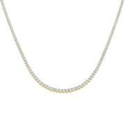 Tennis Necklace Available in 2.5ct to 29ct in 10K/14K gold and platinum with certified lab-grown or natural diamonds