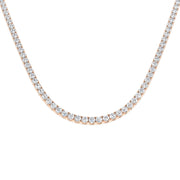 Tennis Necklace Available in 2.5ct to 29ct in 10K/14K gold and platinum with certified lab-grown or natural diamonds