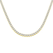 Tennis Necklace Available in 2.5ct to 29ct in 10K/14K gold and platinum with certified lab-grown or natural diamonds