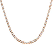 Diamond Tennis Necklace 6ct Gold & in 10K/14K gold and platinum with certified lab-grown or natural diamonds