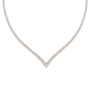 Diamond Tennis Necklace Gold & in 10K/14K gold and platinum with certified lab-grown or natural diamonds