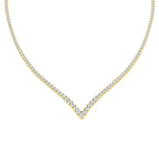 Diamond Tennis Necklace Gold & in 10K/14K gold and platinum with certified lab-grown or natural diamonds