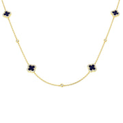 Simon Clover Diamond Necklace 1.5ct Gold in 10K/14K gold and platinum with certified lab-grown or natural diamonds