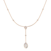 Diamond Cluster Necklace 0.5ct Gold & in 10K/14K gold and platinum with certified lab-grown or natural diamonds