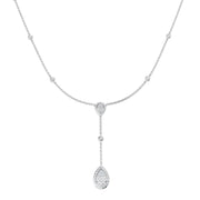 Diamond Cluster Necklace 0.5ct Gold & in 10K/14K gold and platinum with certified lab-grown or natural diamonds