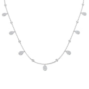 Diamond Necklace 0.5ct in 10K/14K gold and platinum with certified lab-grown or natural diamonds