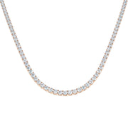 Tennis Necklace Available in 2.5ct to 29ct in 10K/14K gold and platinum with certified lab-grown or natural diamonds