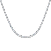 Tennis Necklace Available in 2.5ct to 29ct in 10K/14K gold and platinum with certified lab-grown or natural diamonds