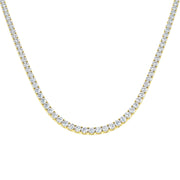 Tennis Necklace Available in 2.5ct to 29ct in 10K/14K gold and platinum with certified lab-grown or natural diamonds